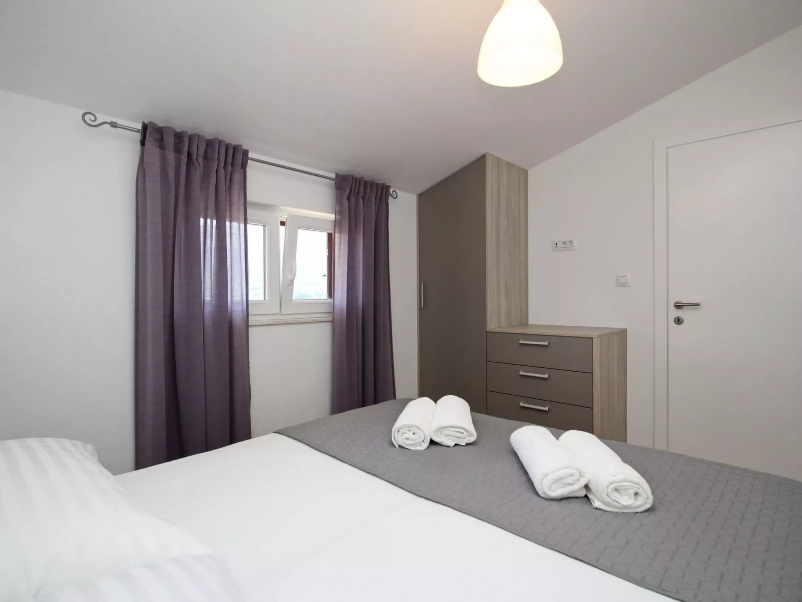 Charmantes Appartement in Baška mit Eigenem Balkon-Dedans