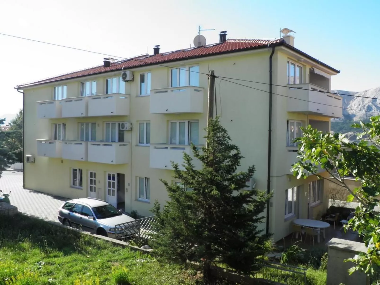 Appartement in Baška mit Eigenem Balkon-Outside