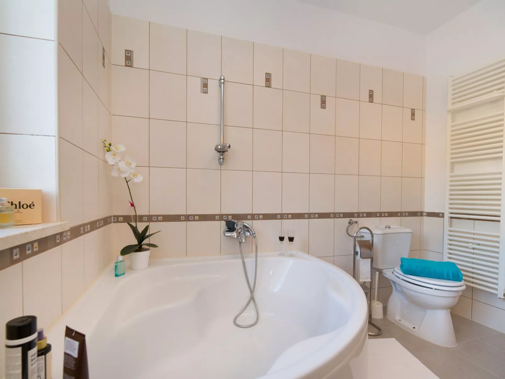 Ferienvilla mit Garten, Grill und Terrasse-Dedans