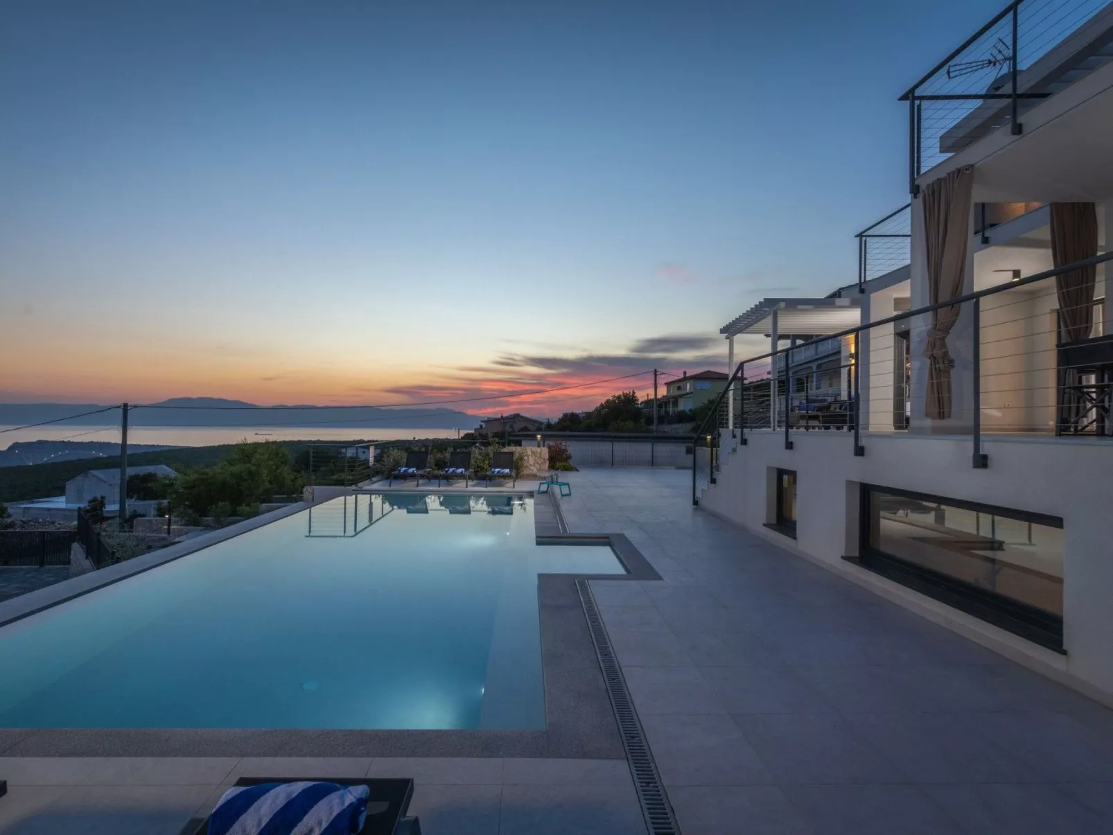 Villa Visum für 7 Personen in Srika, Kvarner Bucht-Dehors