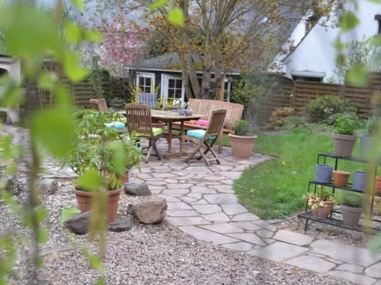 Schiefer Blick, Wohnung mit Terrasse und Balkon-Outside