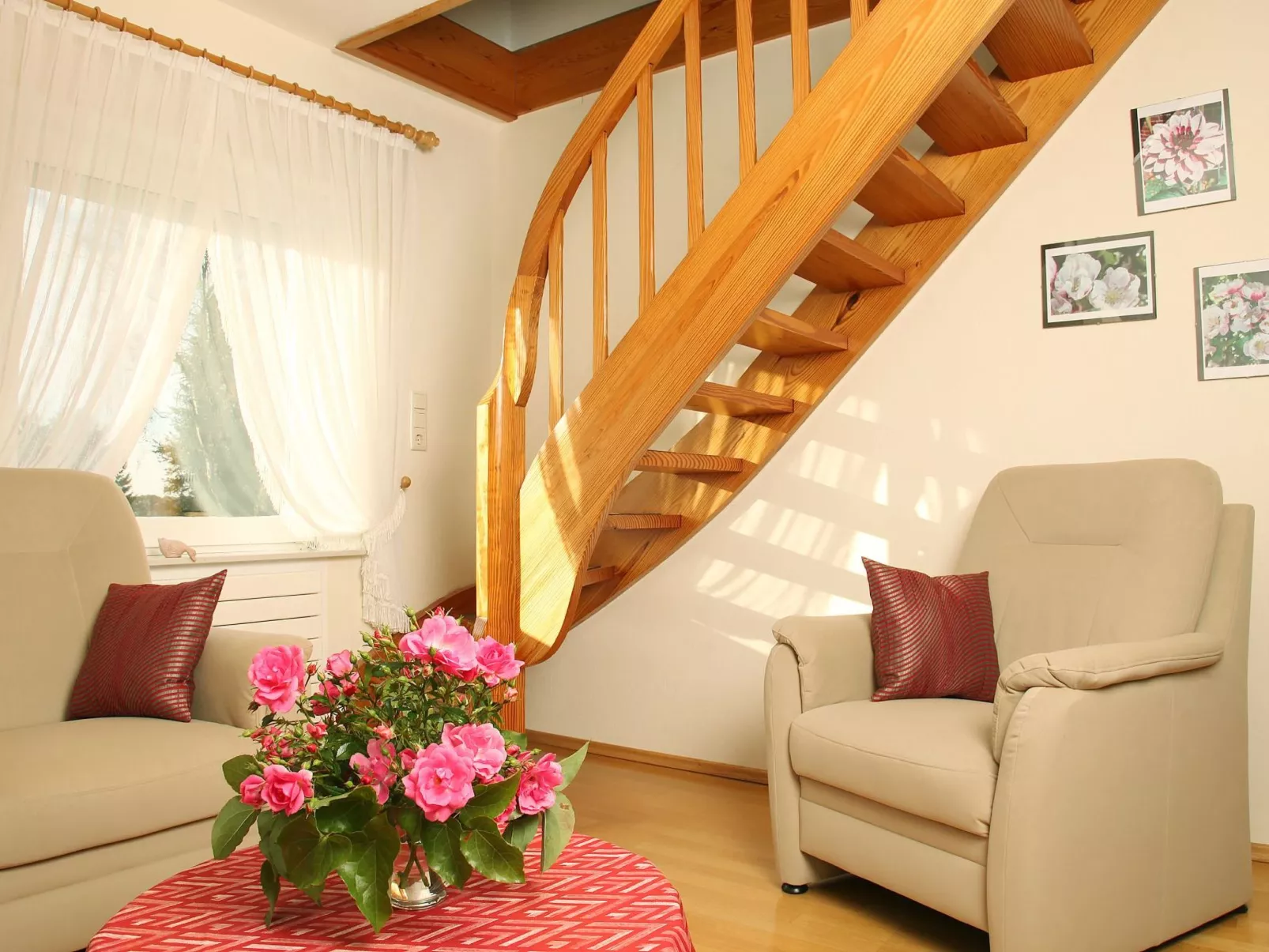 Komfortable Ferienwohnung mit großem Balkon-Drinnen