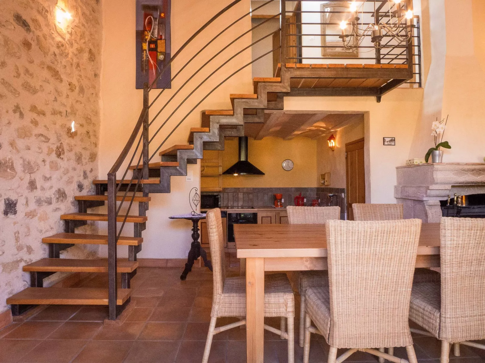 Komfortables Ferienhaus mit Privatpool-Inside