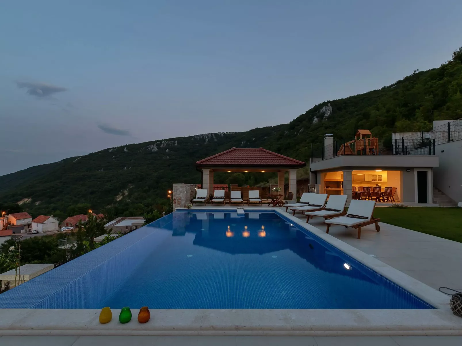 Villa mit Panorama-Dehors