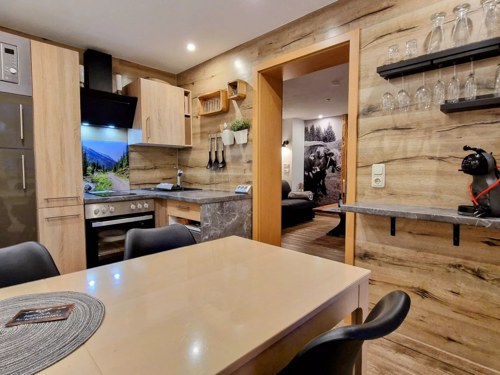 Ruhige-Ferienwohnung mit Süd Balkon in Zentrum-Dedans