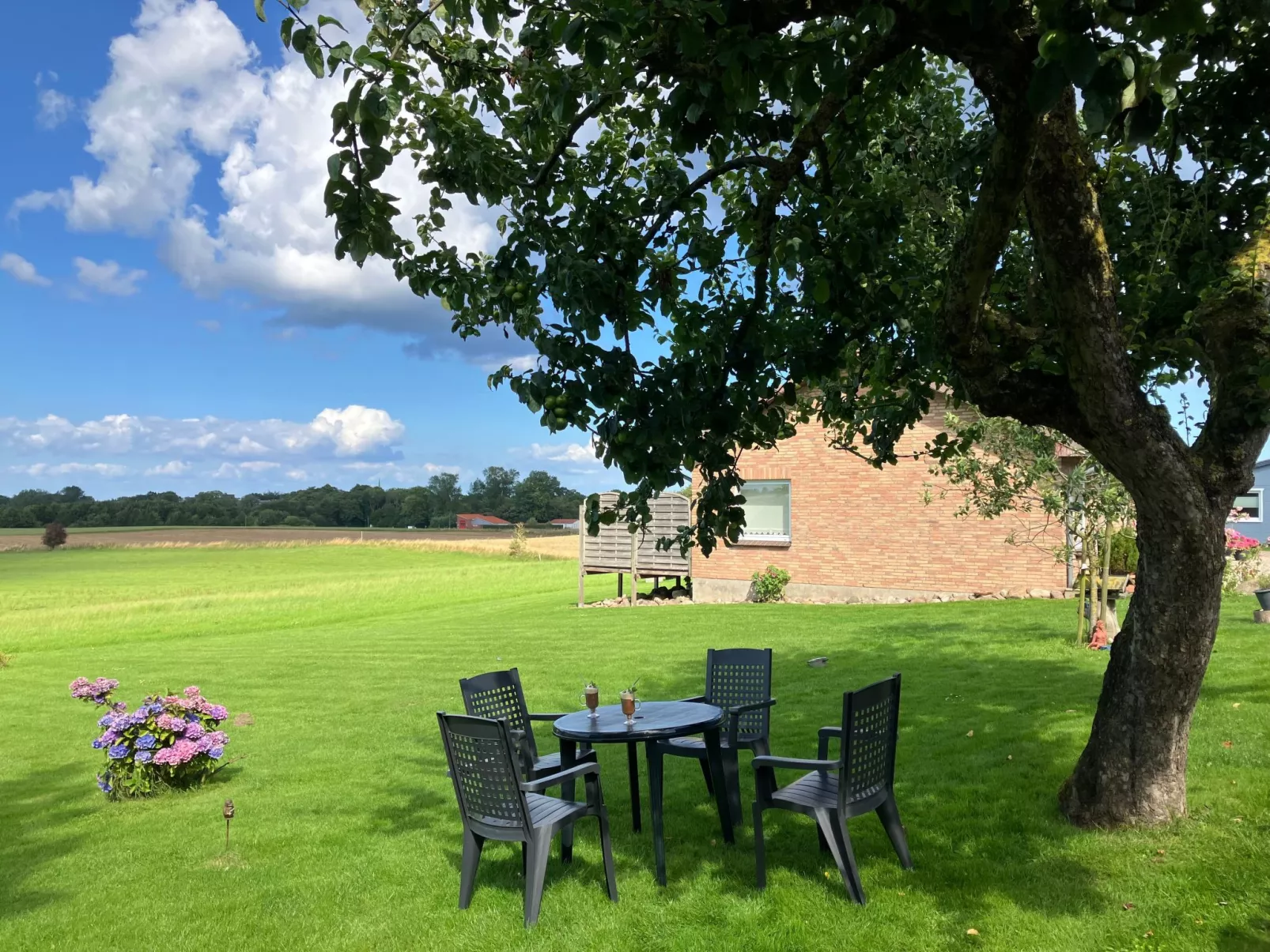 Haus mit Herz-Dehors