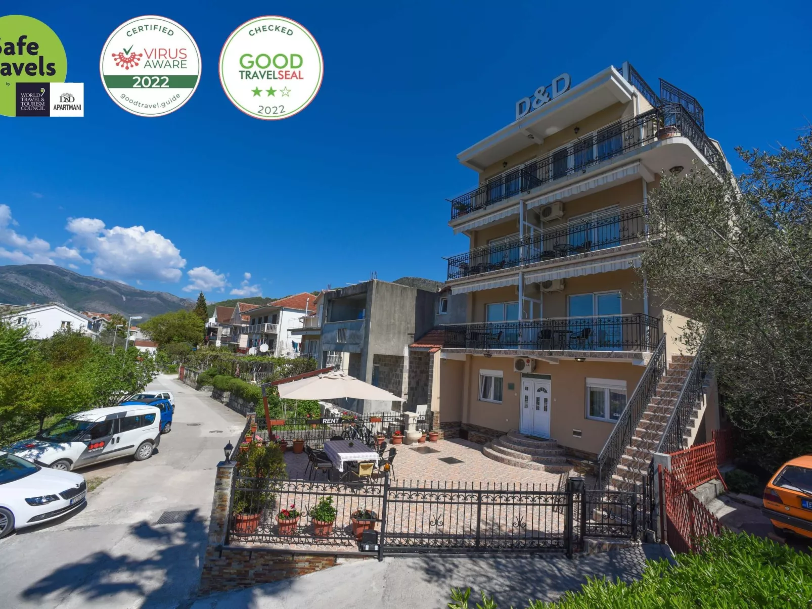 Studio-Apartment mit Balkon - Outside