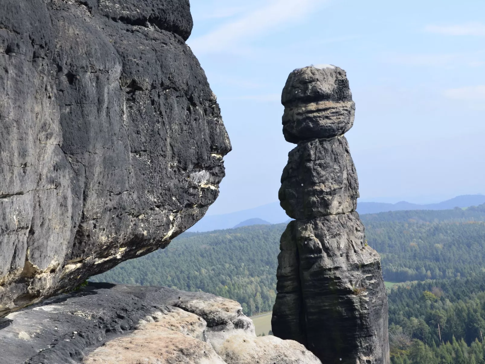Panoramablick in Königstein-Dehors