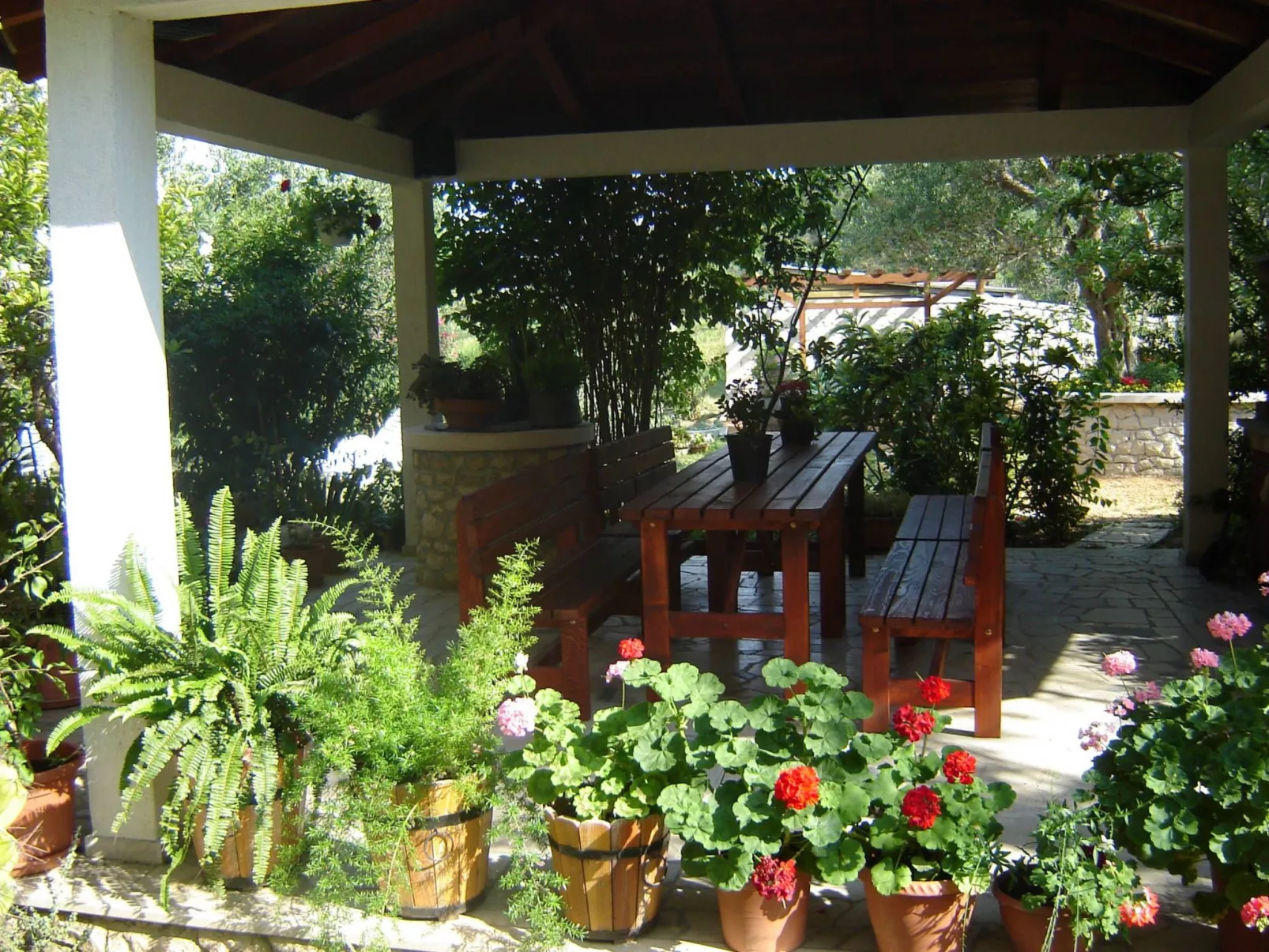 "Violet" mit Swimmingpool-Draußen