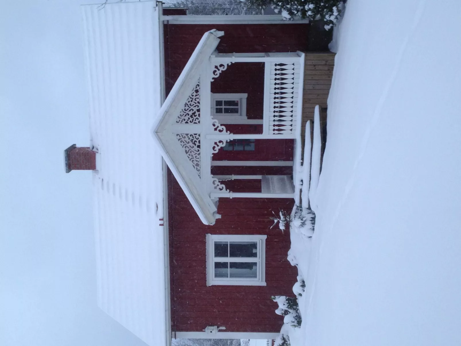 Kleines Ferienhaus auf dem Gelände eines Bauernhof-Draußen