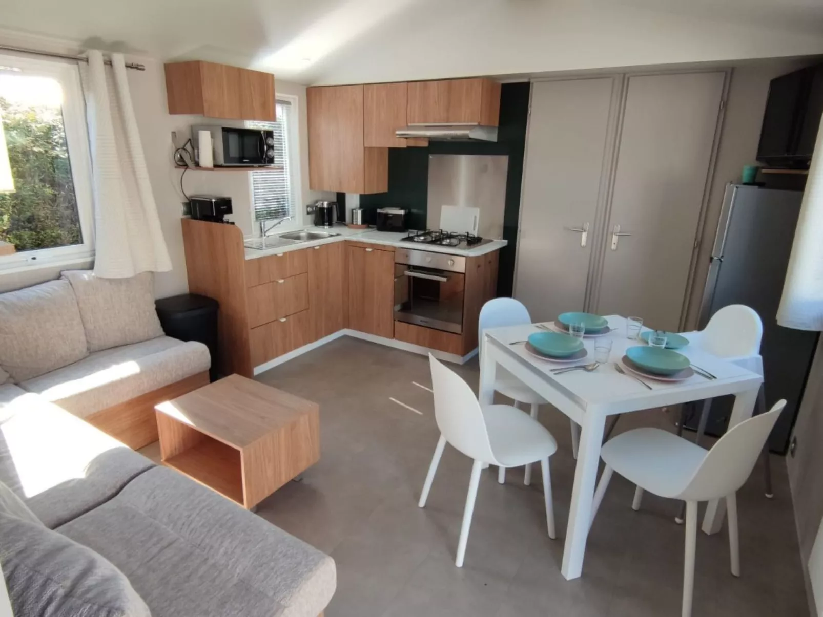 Mobilheim Herz Lauwersoog - Chalet Pampusplaat 03-Inside