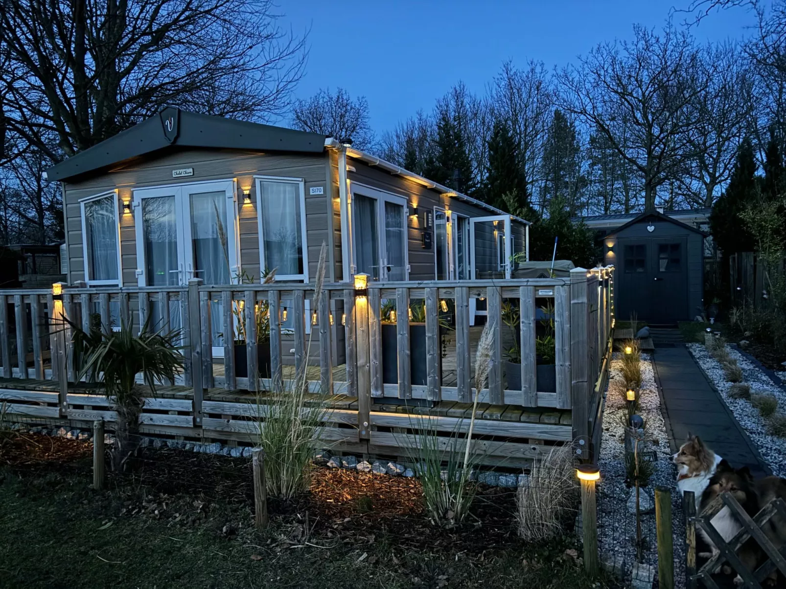 Chalet in Strandnähe-Draußen