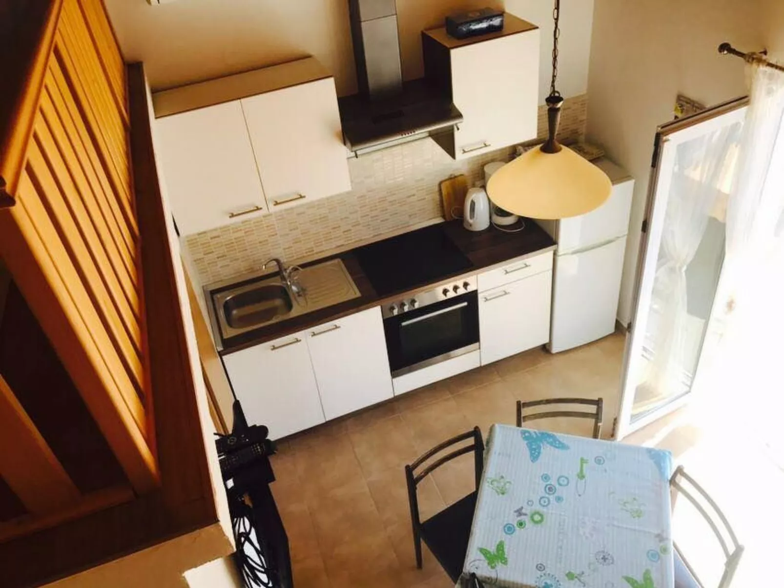 Dachgeschosswohnung auf zwei Etagen mit schönem Meerblick-Dedans