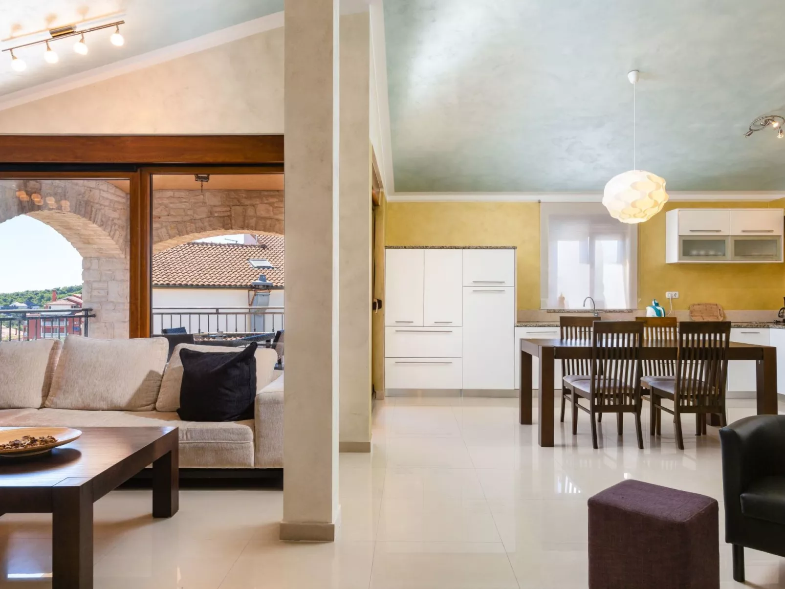 Für 5 Personen ca. 100 m&sup2; in Ližnjan, Istrien (Medulin und Umgebung)-Drinnen