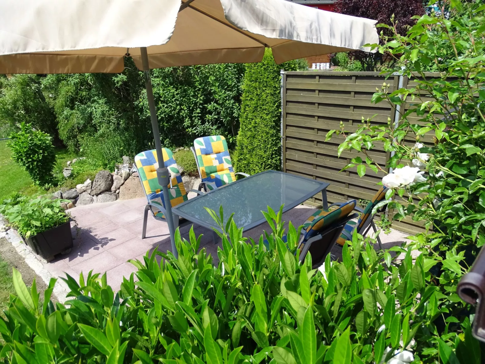 Domizil für zwei-Dehors