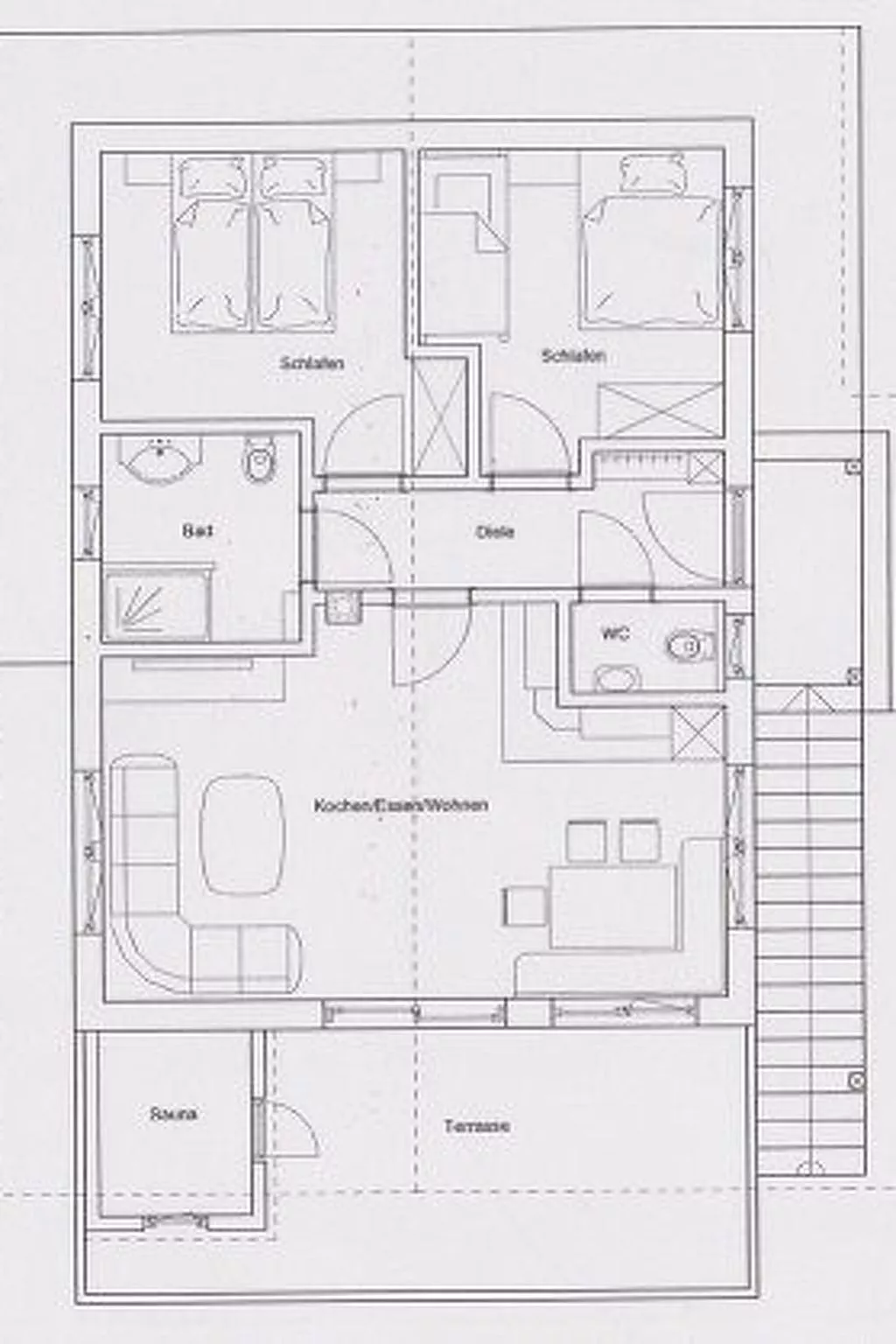 Chalet Waldhof mit Panoramasauna-Inside