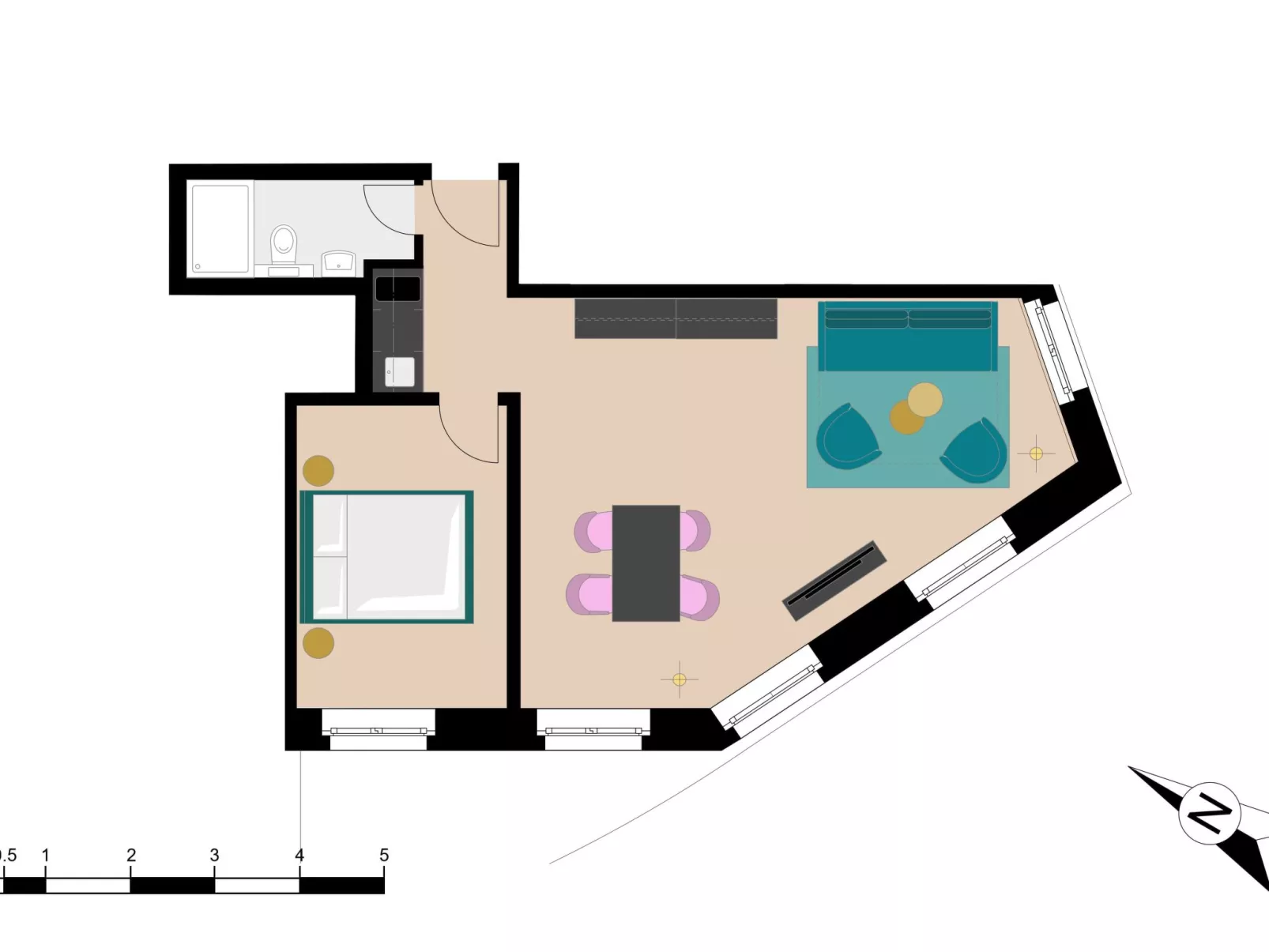 BankHouse Apt. XL304-Inside