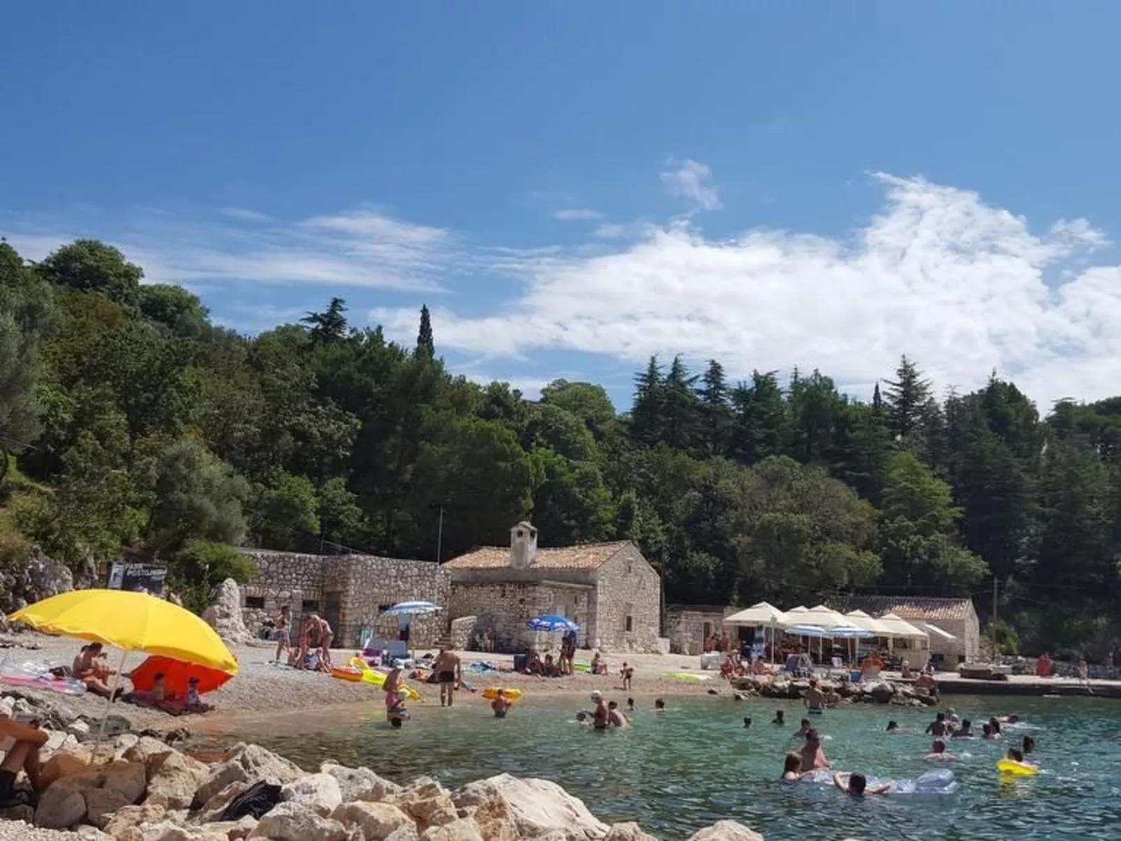 Wohnung in Dramalj, mit Balkon und Meerblick-Dehors
