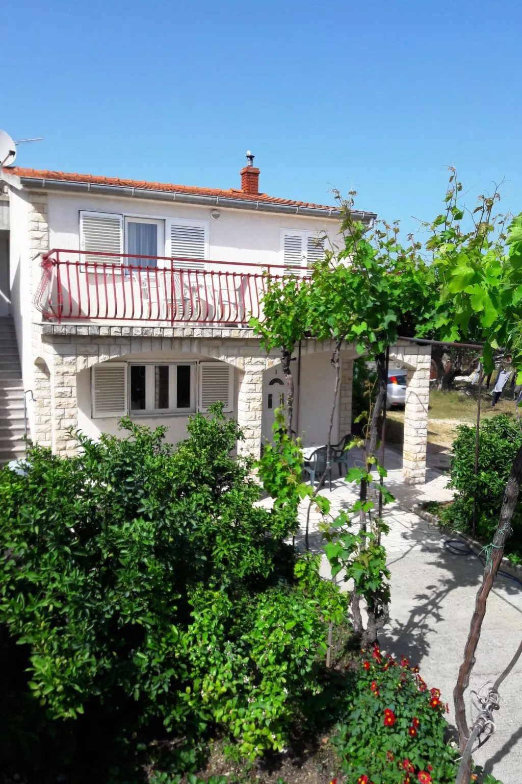 Wohnung direkt am Strand-Draußen