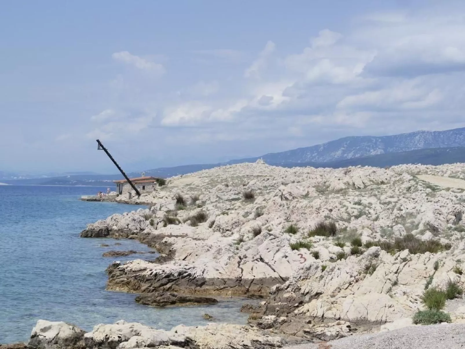 Wohnung in Šilo mit privatem Parkplatz-Draußen