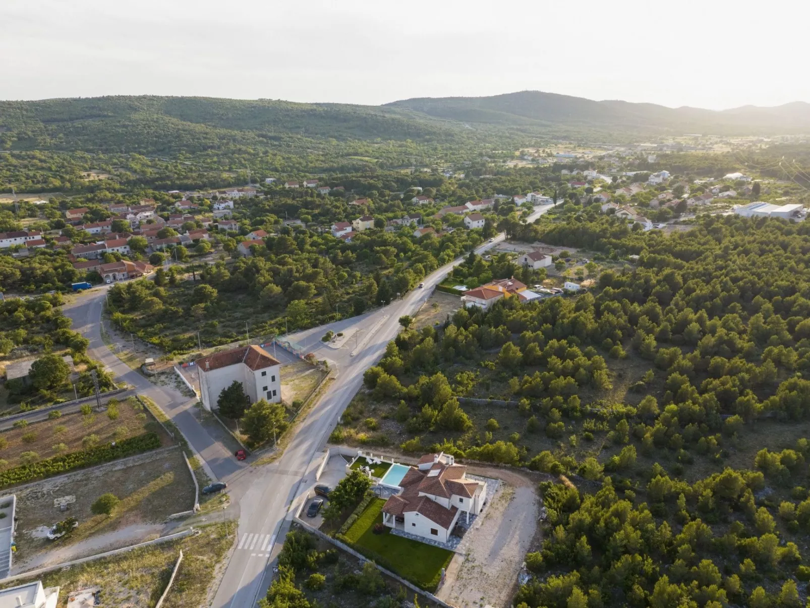 Villa Whitestone bei Šibenik-Dehors