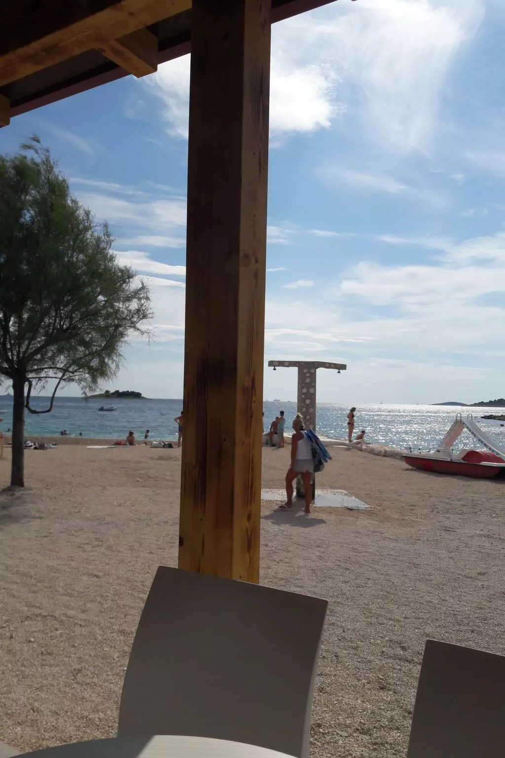 "Biserka" direkt am Strand-Dehors