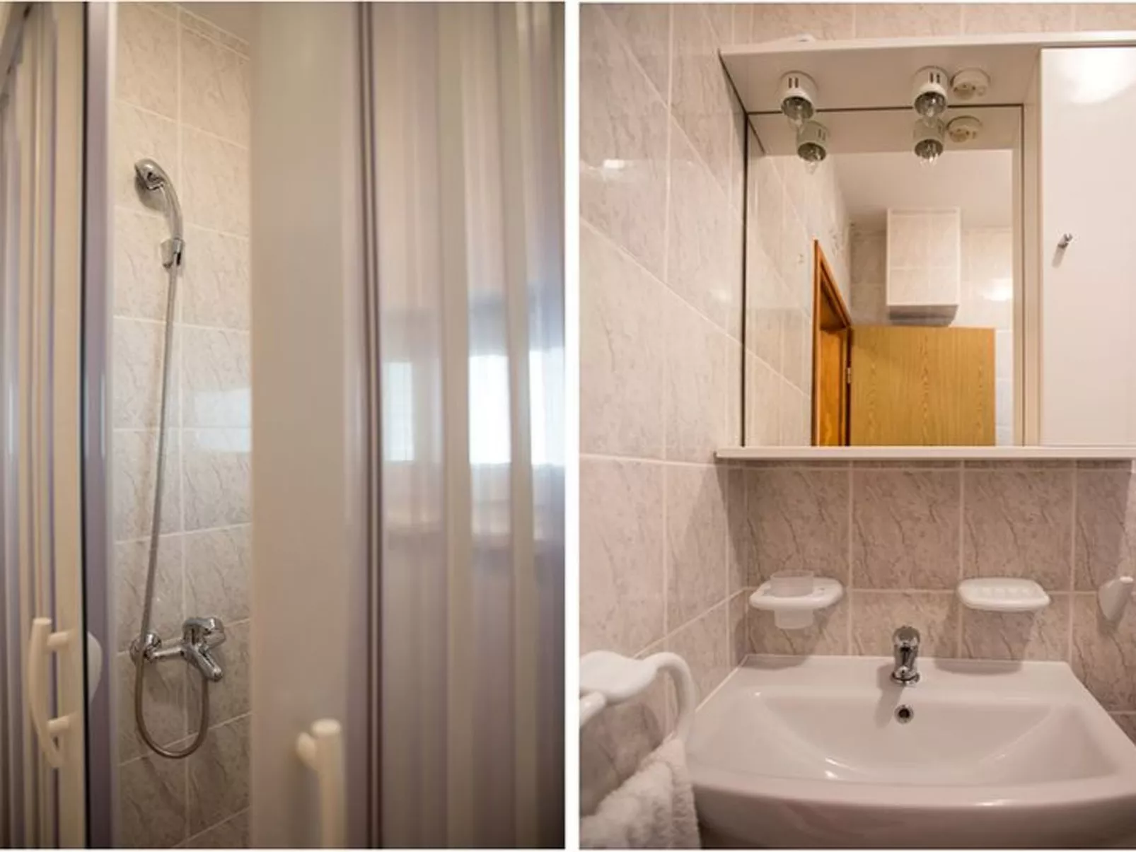 Mélanie B im ersten Stock einer Villa am Strand - Inside