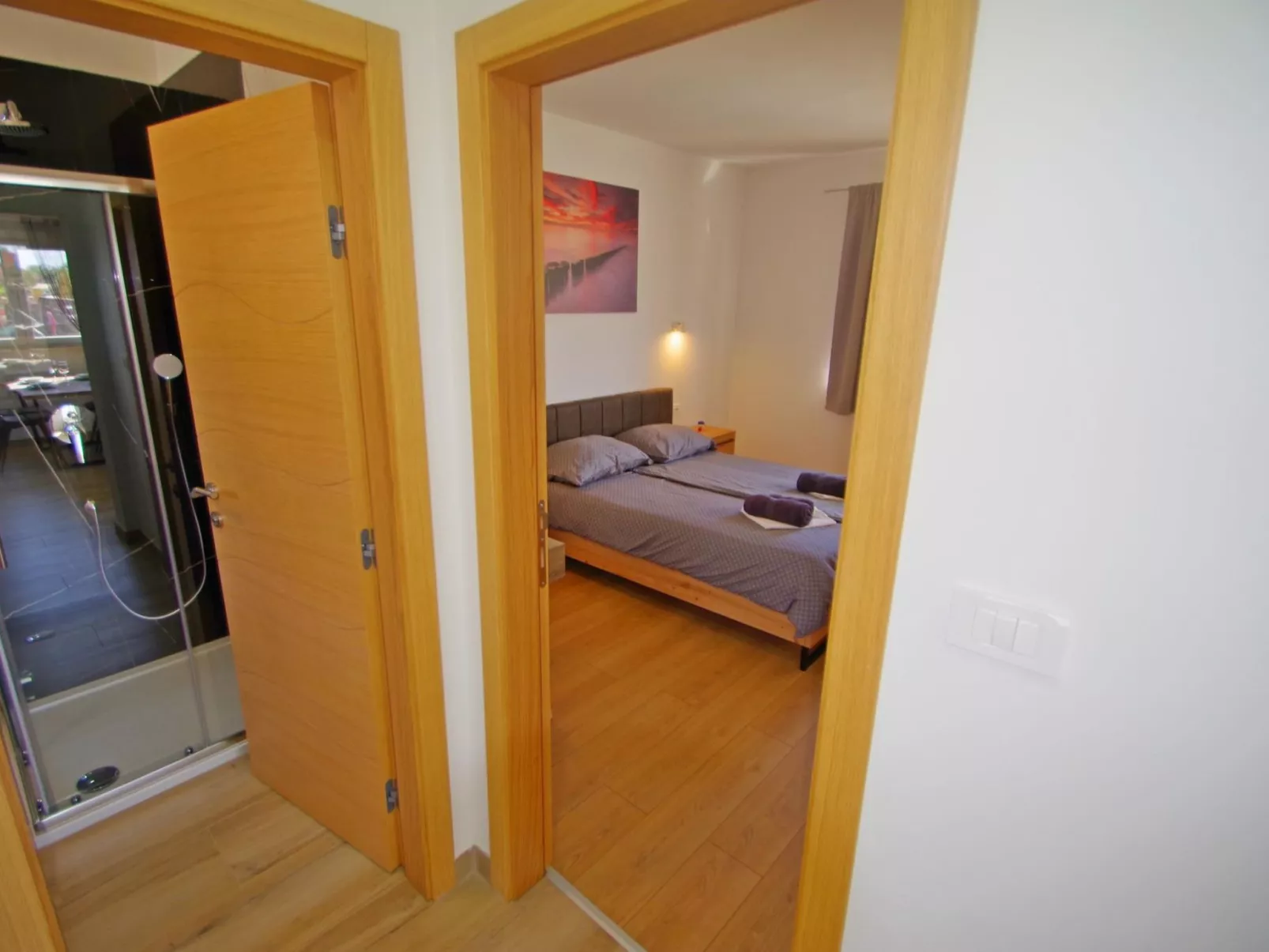 Ferienhaus, privater Pool, Dorf Šišan-Inside