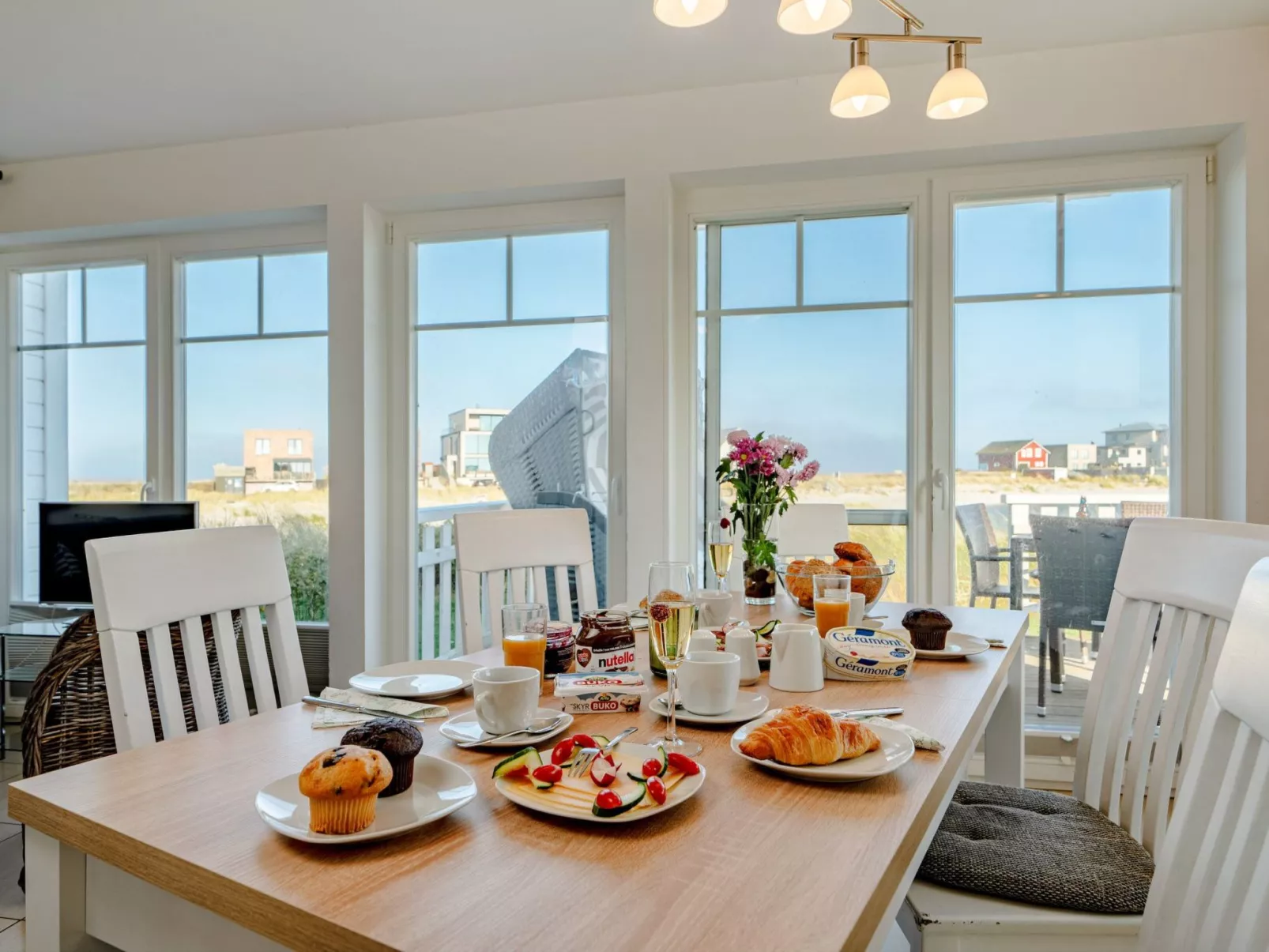 Strand Hus by Seeblick Ferien ORO direkt am Strand-Drinnen