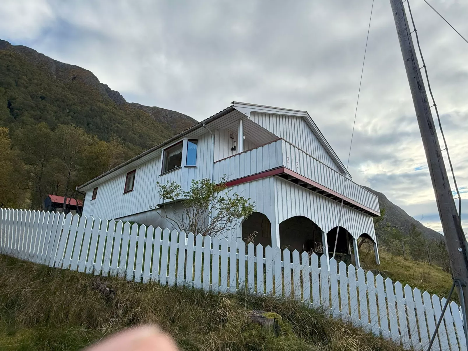 Stabben white House-Dehors