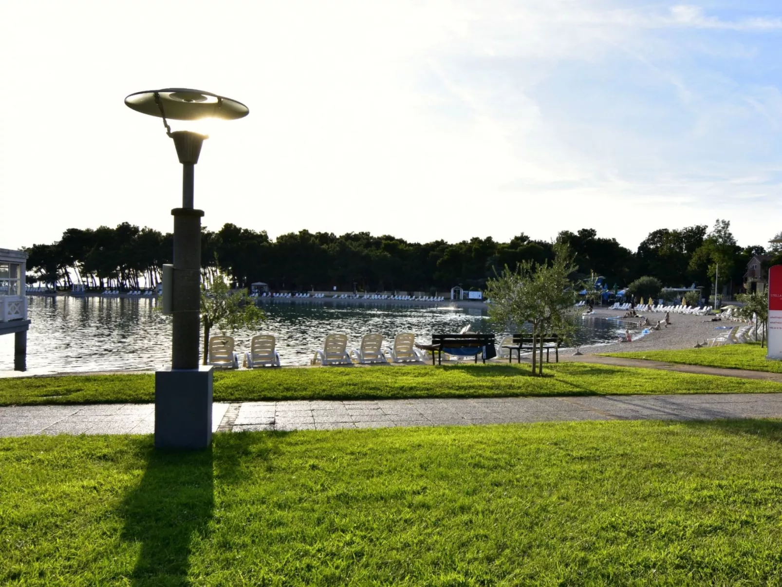 Apartment Nika 3 Umag mit Pool und Whirlpool 400 Meter vom Strand entfernt-Dehors