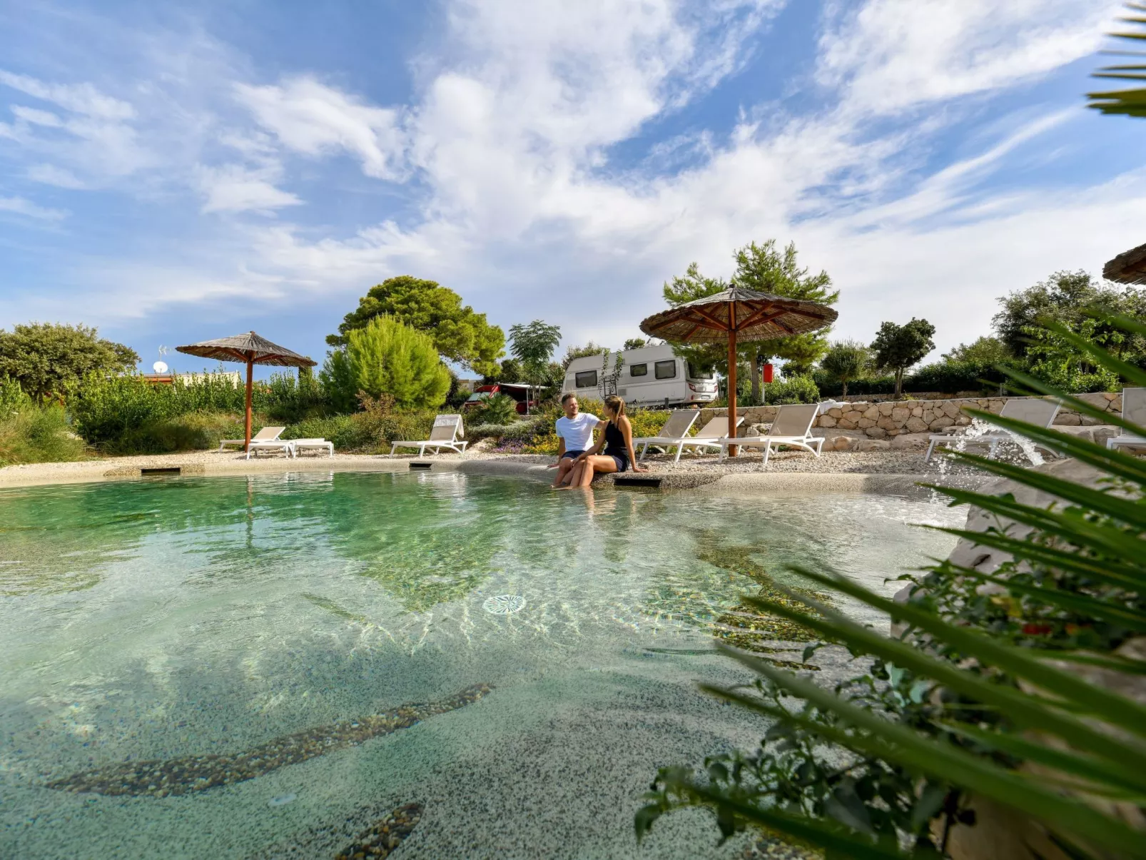 Mobilheim direkt am Strand-Outside