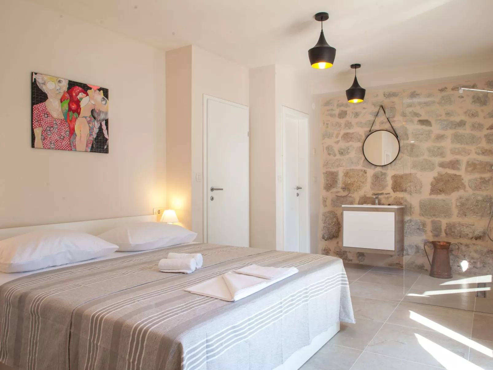 Wunderschöne Steinvilla mit tollem Ausblick-Dedans