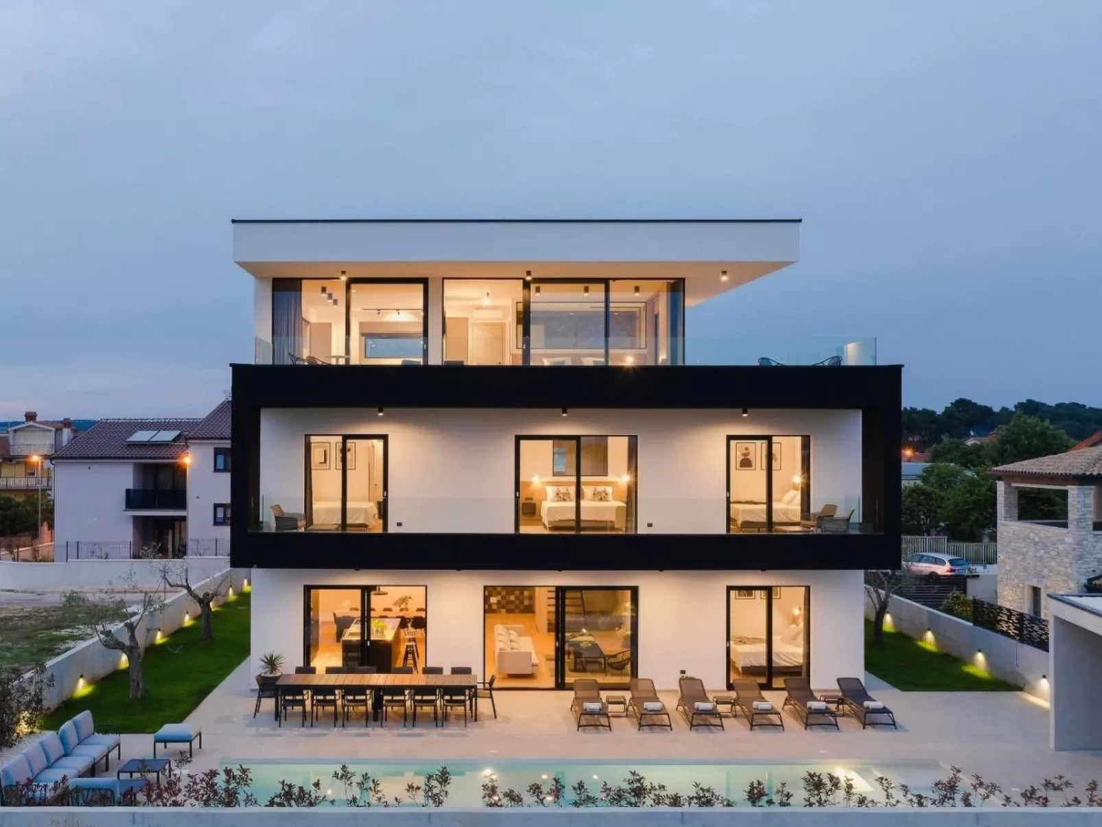 Villa Aquarius near Pula-Outside