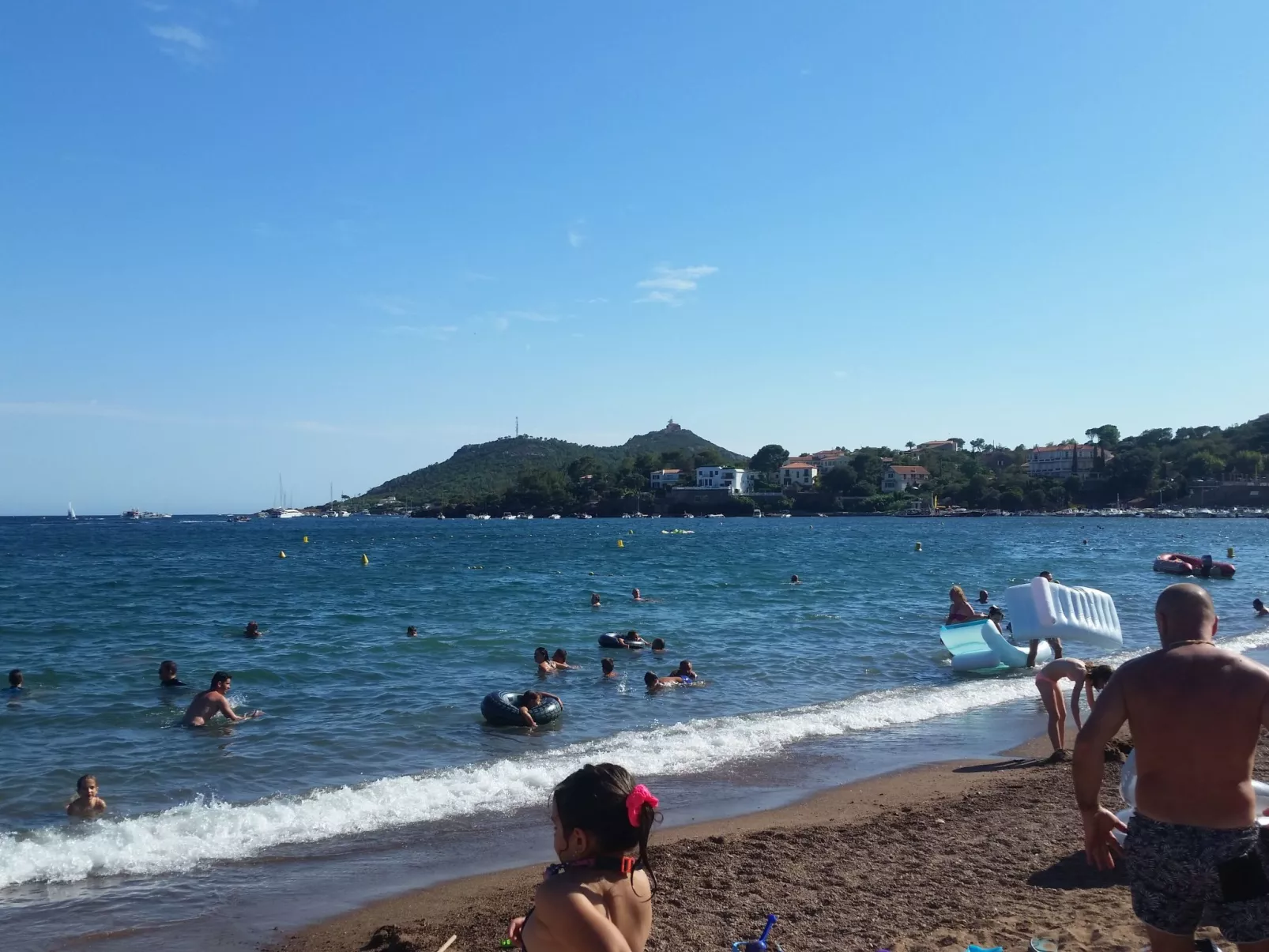 Die Sonne der Côte d'Azur-Draußen