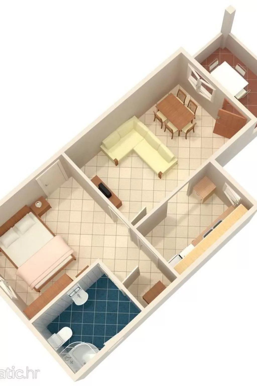 Apartment in Pula, Kroatien mit hohen Gästebewertungen-Inside