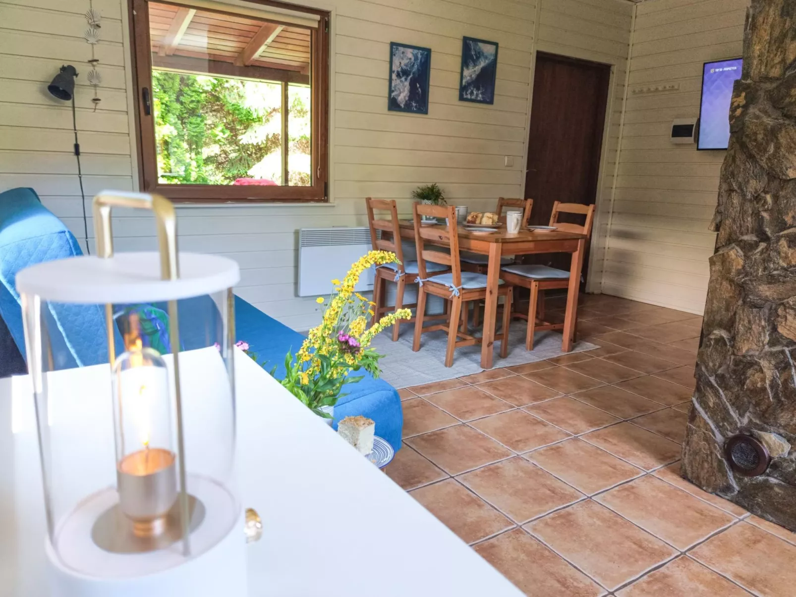 Modernes Ferienhaus in Kopalino mit Grill, Garten und Terrasse-Dedans