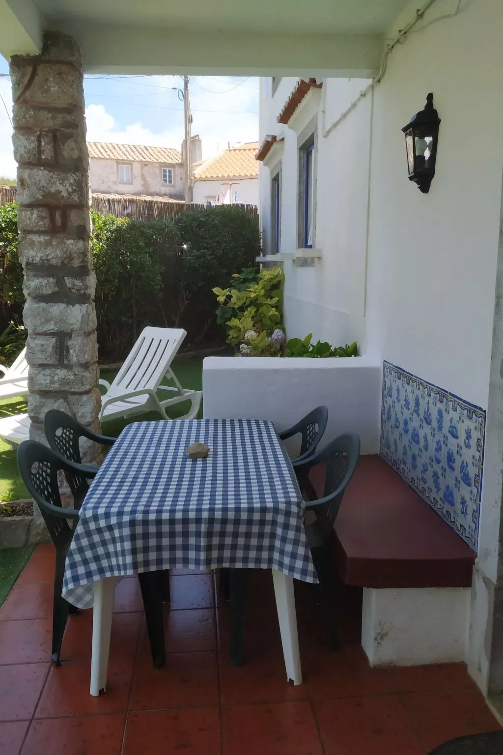 Schöne Wohnung in Azenhas Mar mit großem Garten-Draußen