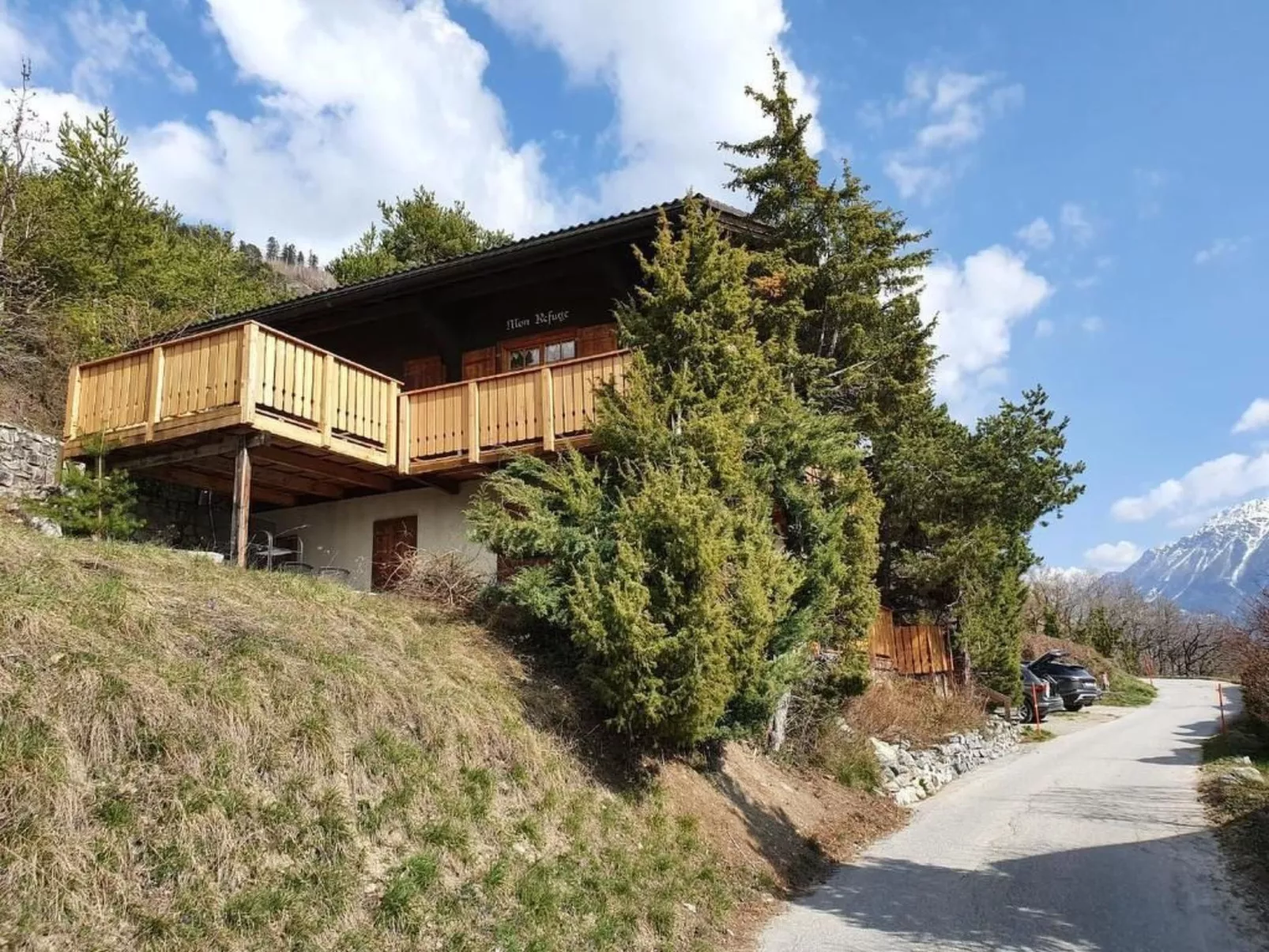 Chalet Mon Refuge St. Barbara, Leuk-Draußen