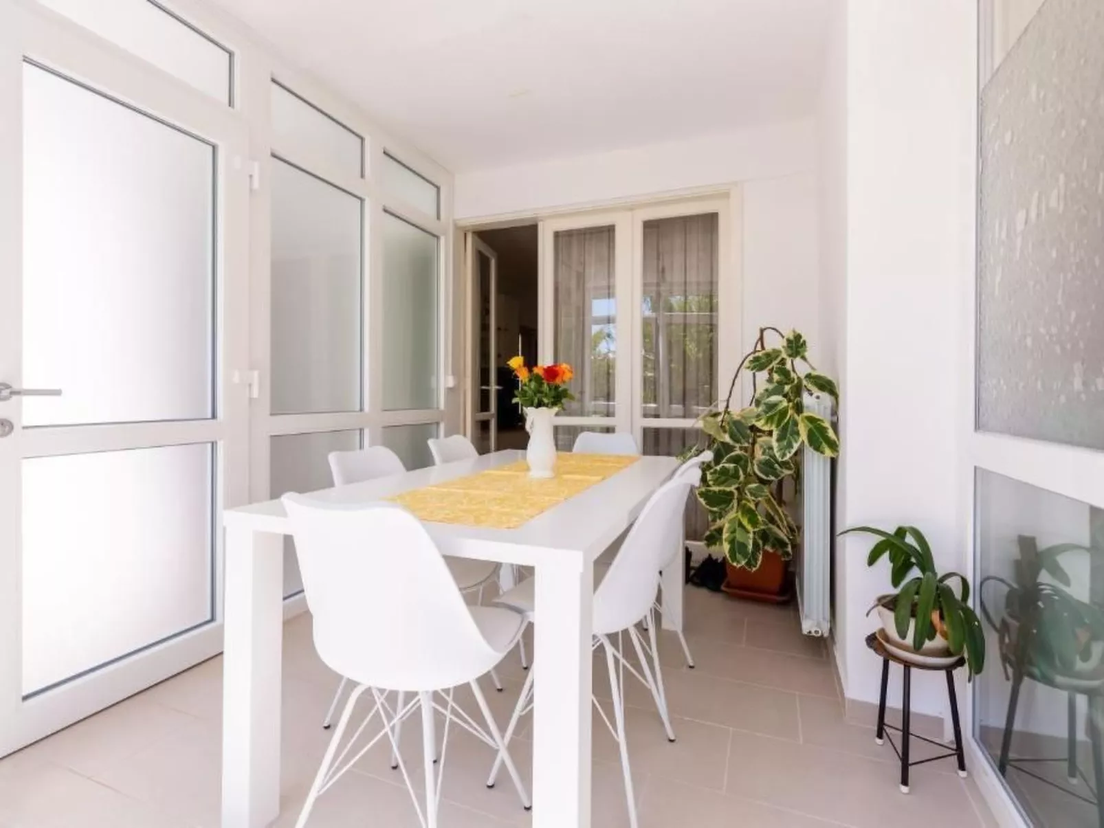 Wohnung in Lucija mit Garten-Drinnen