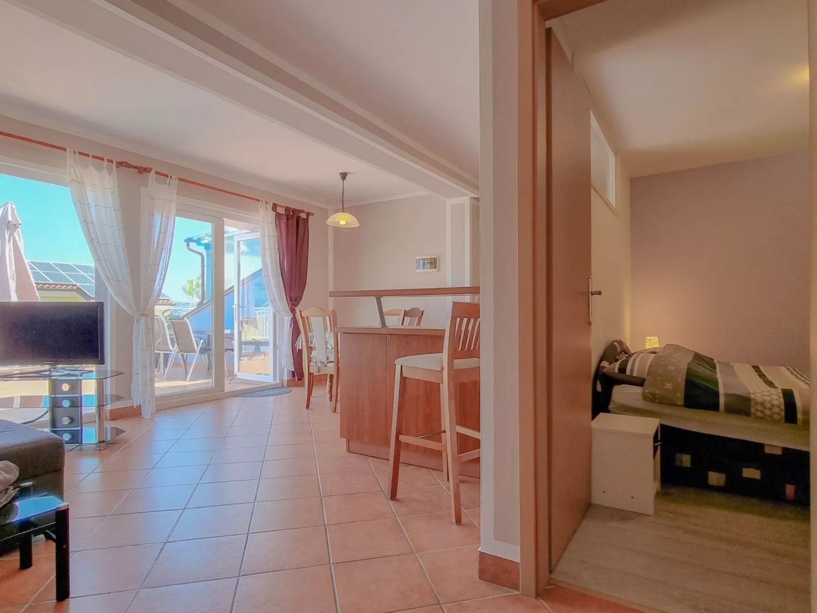 Wohnung 50m vom Meer entfernt für 2-3 Pers.-Dedans