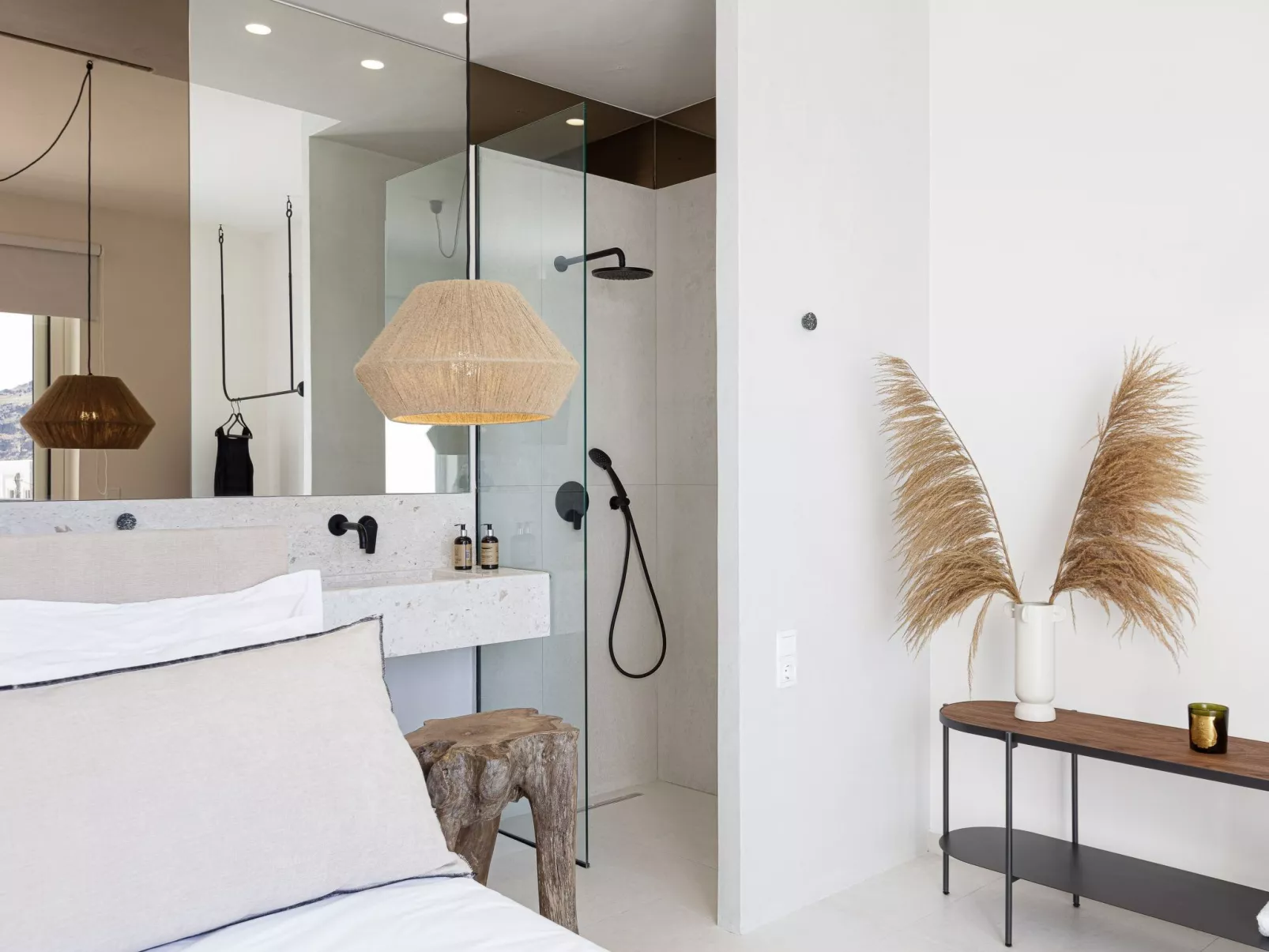 In Plakias mit privatem Parkplatz-Drinnen