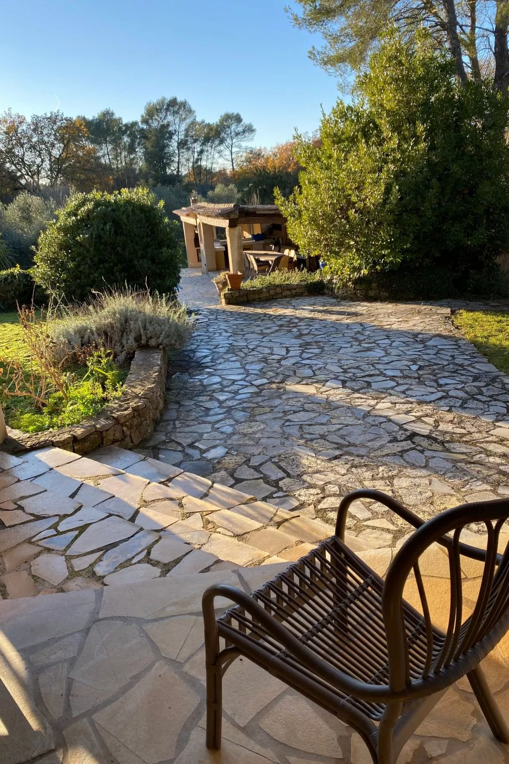 Klimatisiertes Mas Les Heures Bleues mit Pool - Draußen