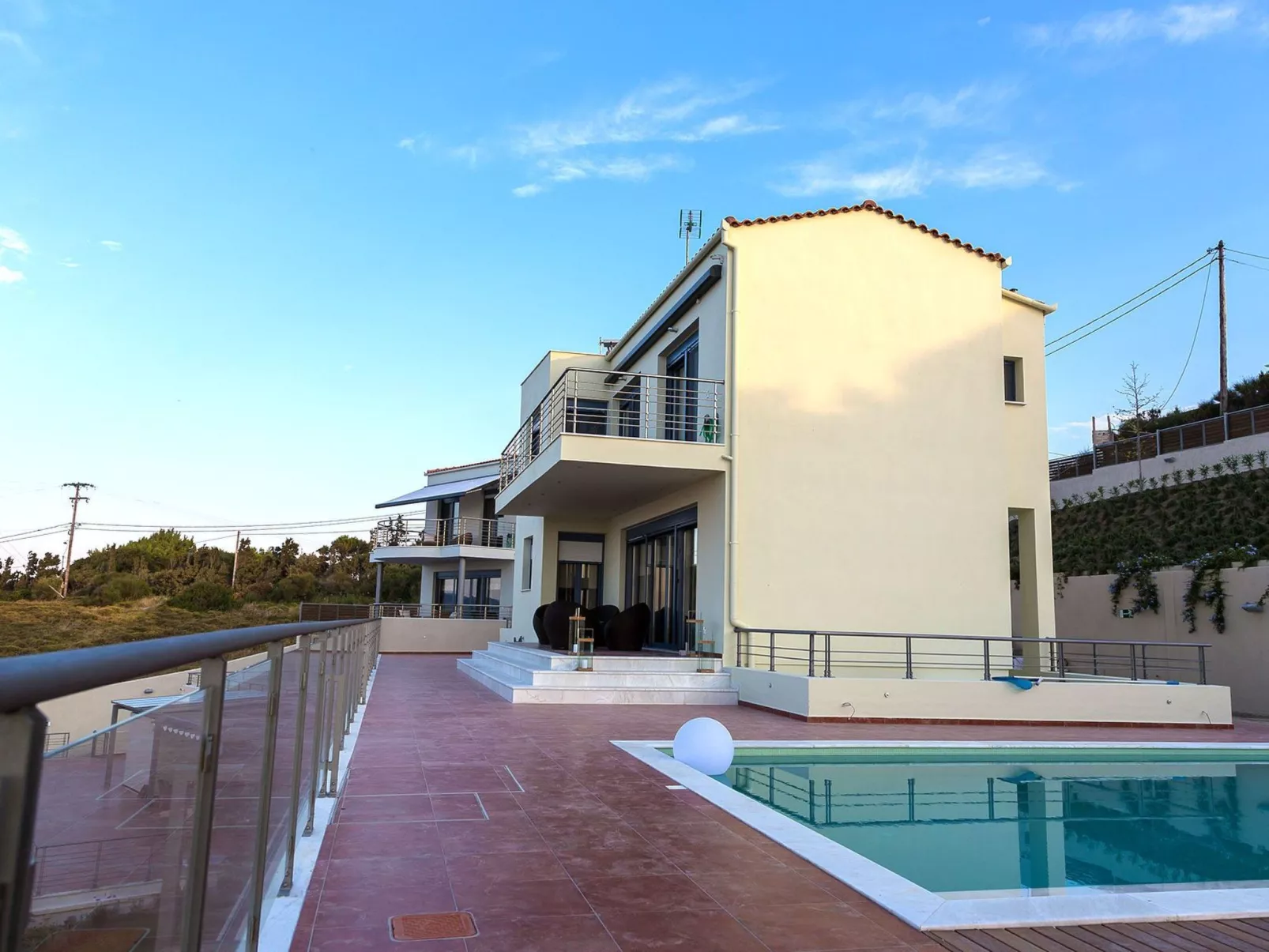Mit Privatpool für 9 Personen ca. 200 m&sup2; in Pounta, Ägäis (Skiathos)-Image-tags.info