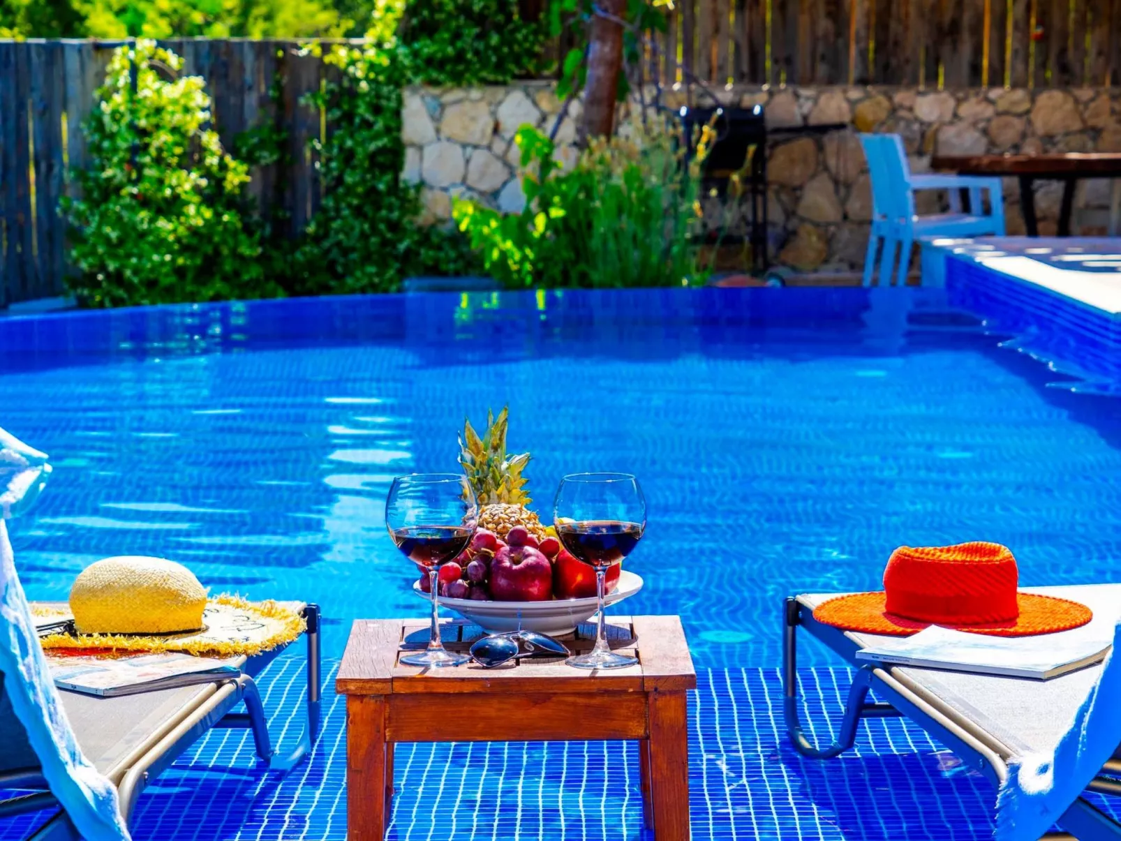 Rustikale Natursteinvilla mit Bergblick in Kalkan-Drinnen