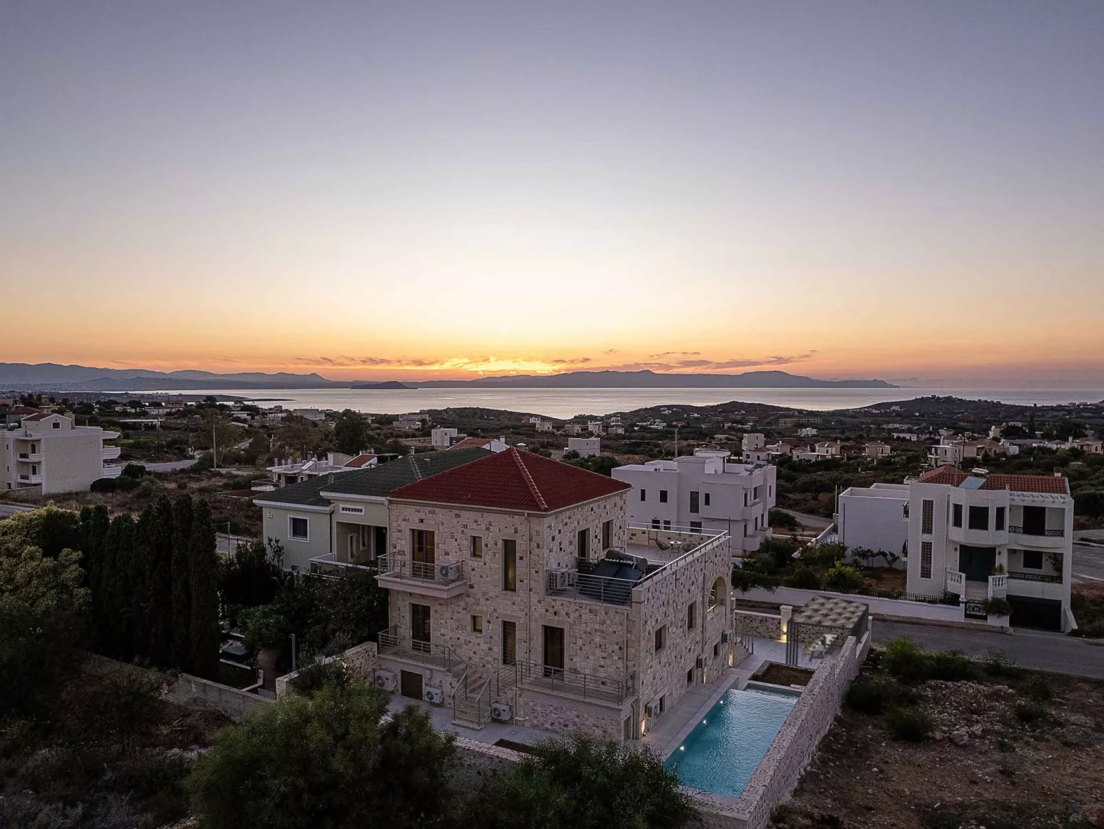 Luminus Arcus - Moderne Villa mit privatem Pool-Drinnen