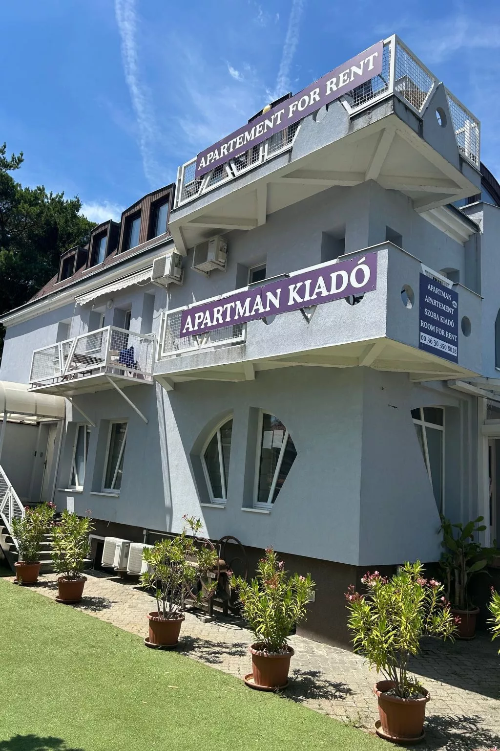 Caesar Apartment mit Terrasse, nahe dem Balaton-Dehors