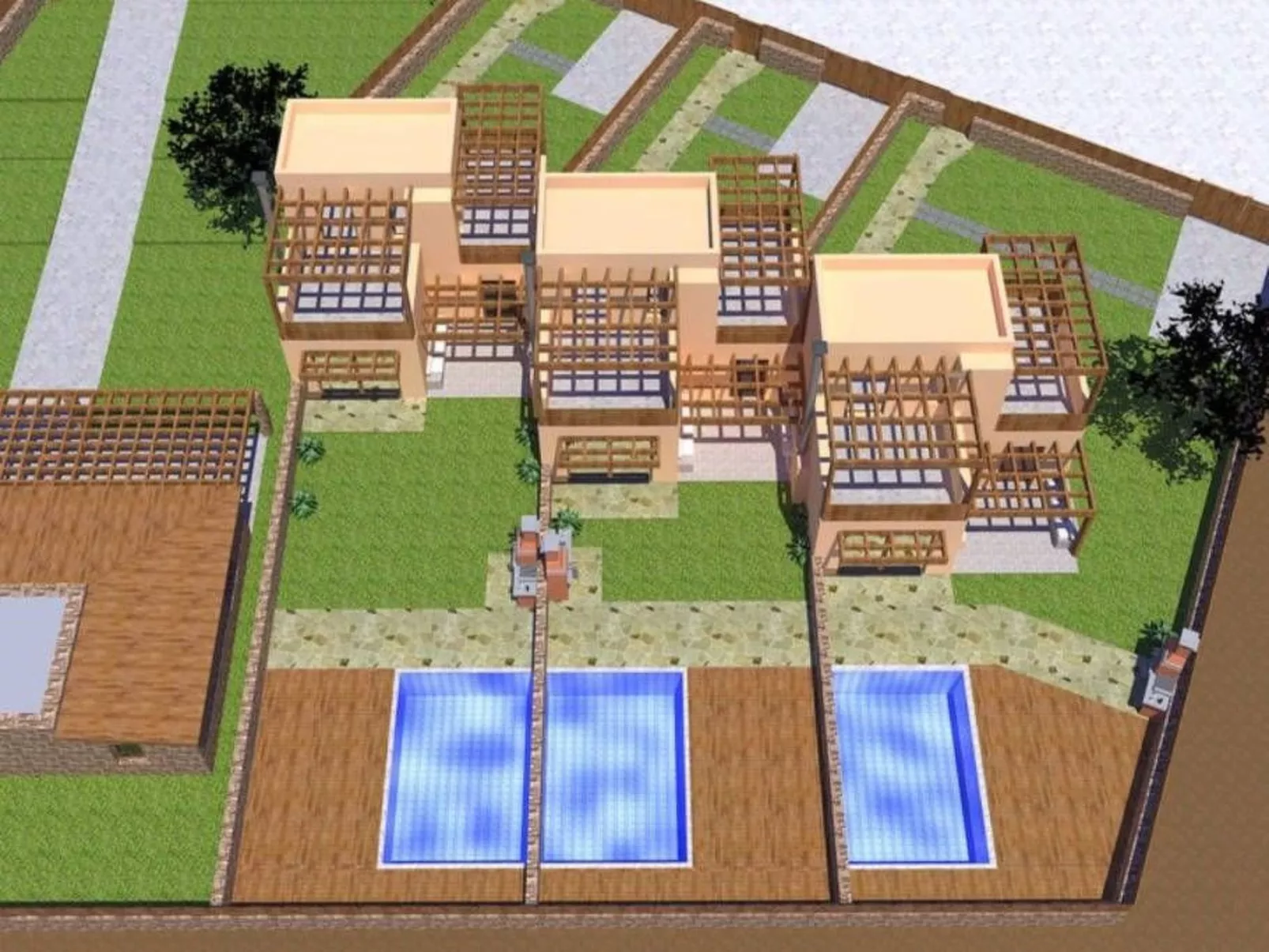 Charmantes Ferienhaus in Archangelos mit großem Balkon-Dehors