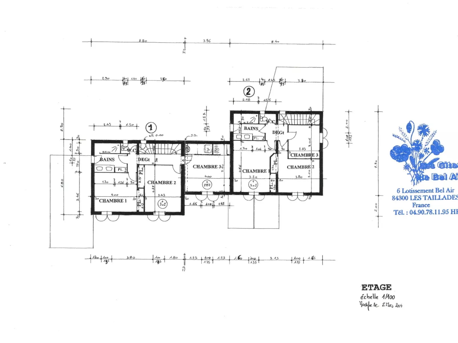 Die Gîtes de Bel-Air im Luberon in der Provence-Dedans