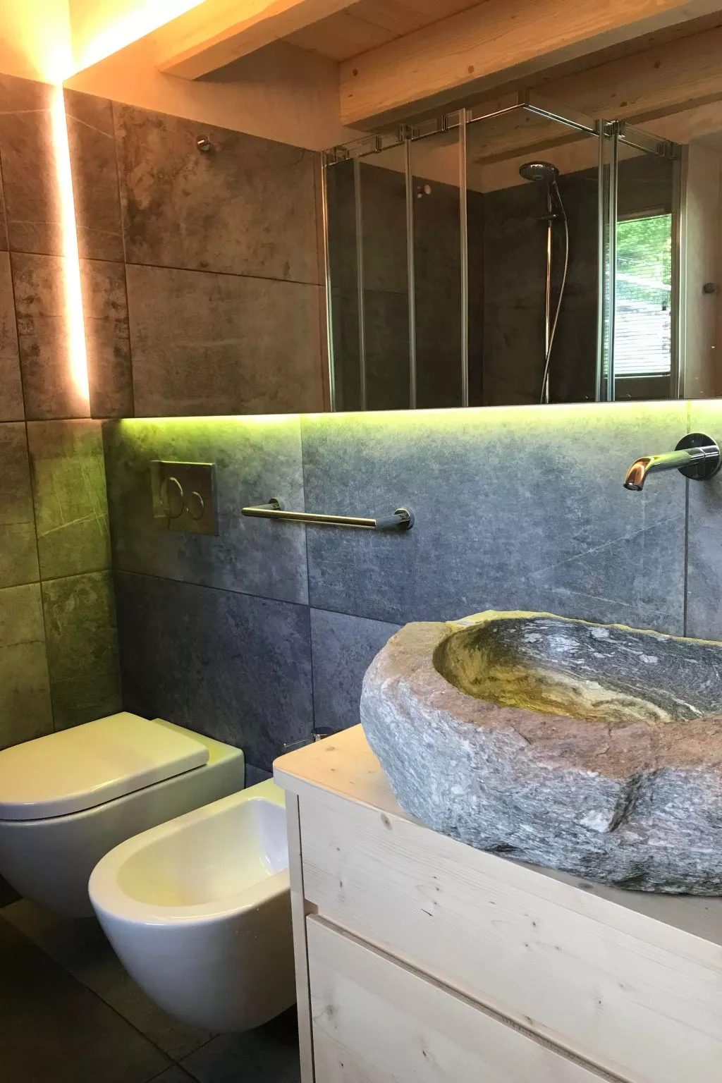 Chalet 'Casa al Pozzo' mit Bergblick-Drinnen